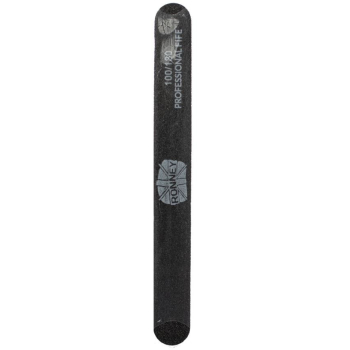 RONNEY - Pilnik do paznokci czarny NAILFILE STRAIGHT (180/240) 12 szt. RN 289 jest-ponad0szt,zmieniam-na0:2021-04-05